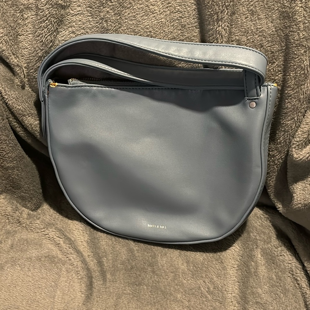 Light blue Matt and Nat hand bag